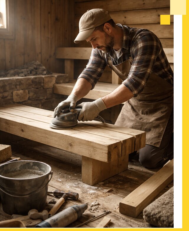 Ремонт бань под ключ в Добрянке с гарантией качества и сроков