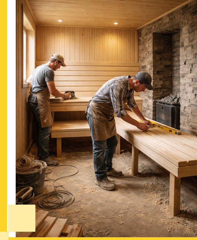 Отделка бани в Добрянке: внутренняя отделка от 3031 р. | ЭриданДбр