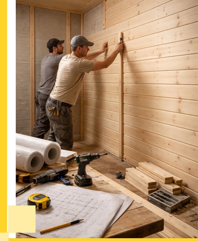 Обшивка бани вагонкой в Добрянке от 1212 р., ЭриданДбр