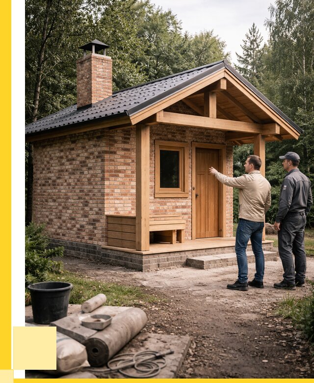 Кирпичные бани и печи в Добрянке от 353570 р. | ЭриданДбр