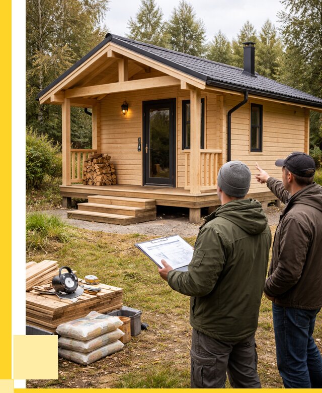 Каркасные бани под ключ в Добрянке от 303060 р. | ЭриданДбр