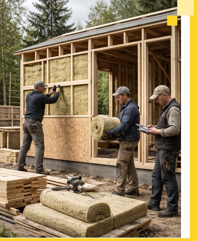 Проектирование и строительство каркасных бань в Добрянке под ключ