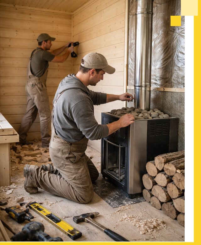 Строительство деревянных бань под ключ в Добрянке проекты и монтаж