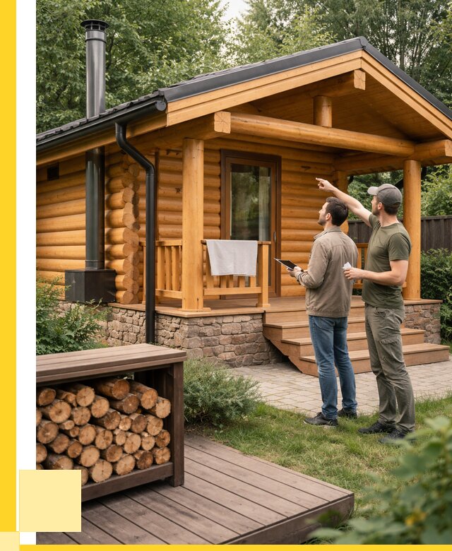 Бани для дачи под ключ в Добрянке от 252550 р. | ЭриданДбр