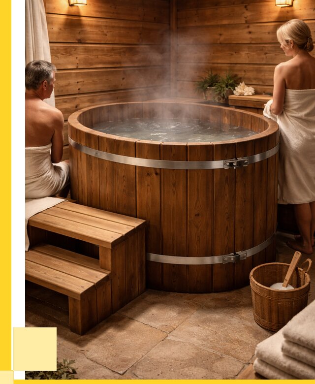 Бани с купелью под ключ в Добрянке от 454590 р. | ЭриданДбр