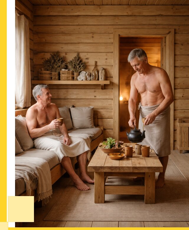 Бани с комнатой отдыха под ключ в Добрянке от 454590 р. | ЭриданДбр