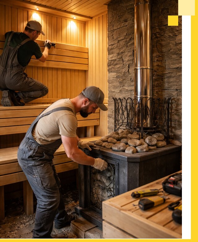 Комплексный дизайн бань, саун и зон отдыха в Добрянке