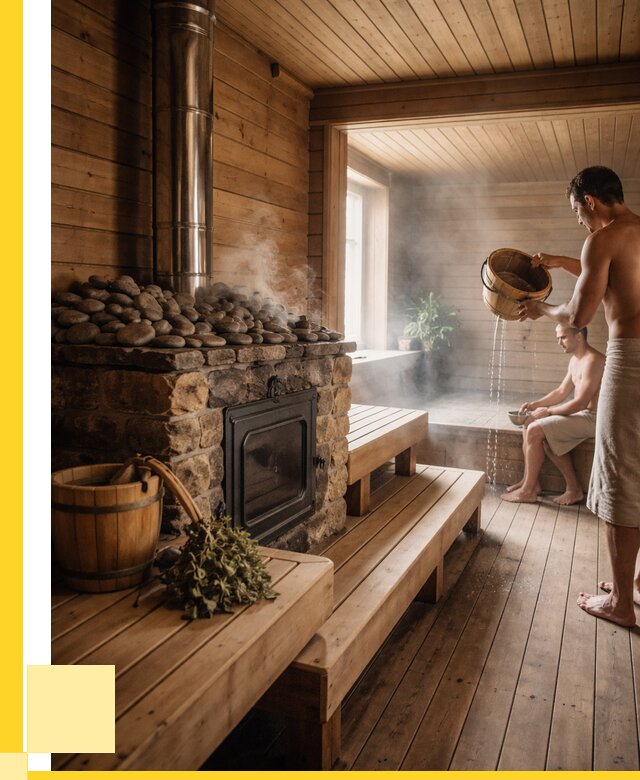 Интерьеры бань и обшивка изнутри в Добрянке от 85867 р. | ЭриданДбр