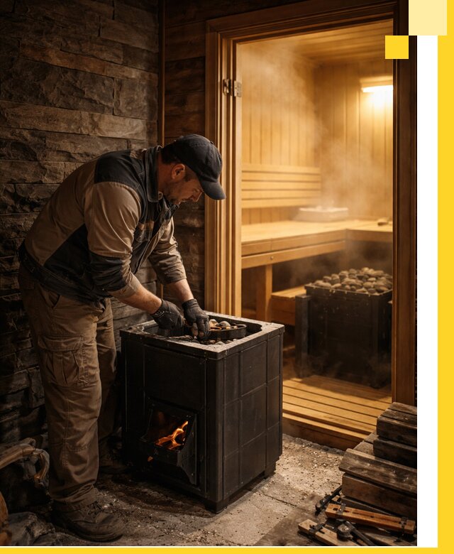 Строительство бани с сауной под ключ в Добрянке от проекта до сдачи