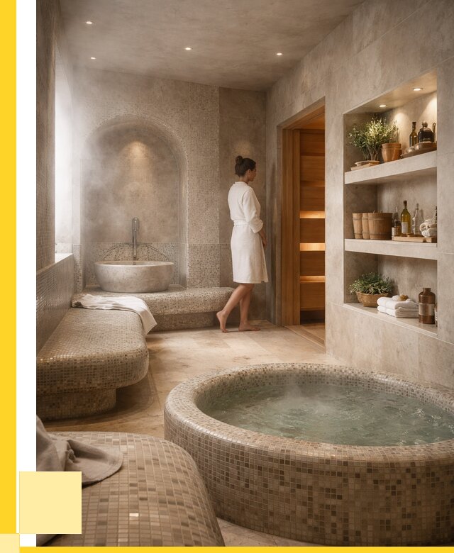 Строительство бани с хамамом в Добрянке от 757650 р. | ЭриданДбр