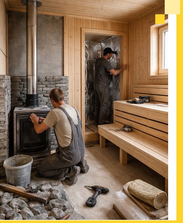 Строительство и изготовление бань под ключ в Добрянке