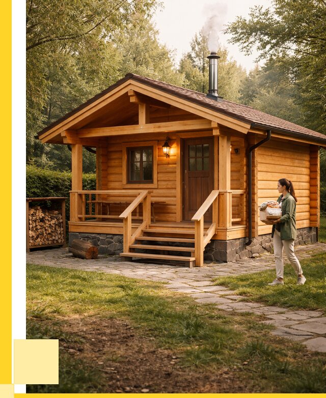 Купить баню под ключ в Добрянке от 656630 р. | ЭриданДбр