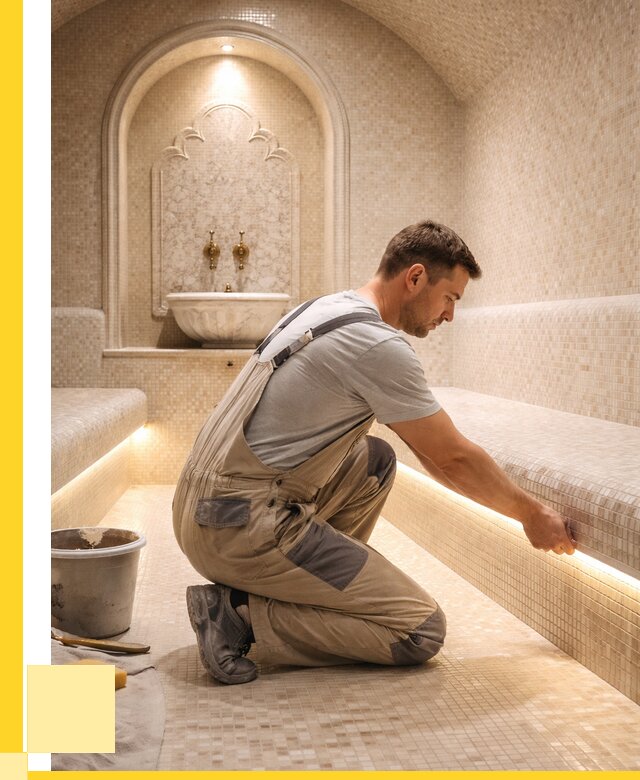 Отделка хамамов под ключ в Добрянке от 5556 р. | ЭриданДбр