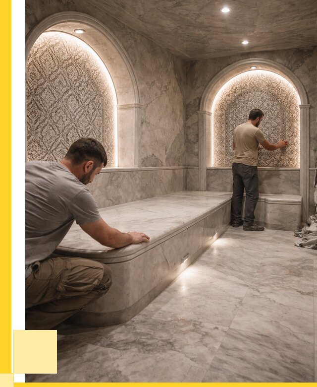 Турецкие бани под ключ в Добрянке от 252550 р. | ЭриданДбр