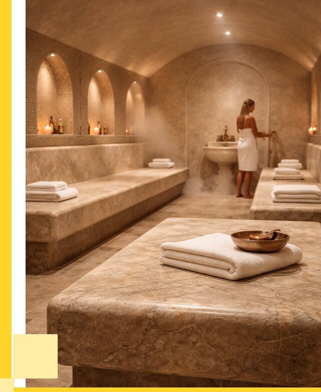 Лежаки для хамама в Добрянке под ключ от 35357 р. | ЭриданДбр