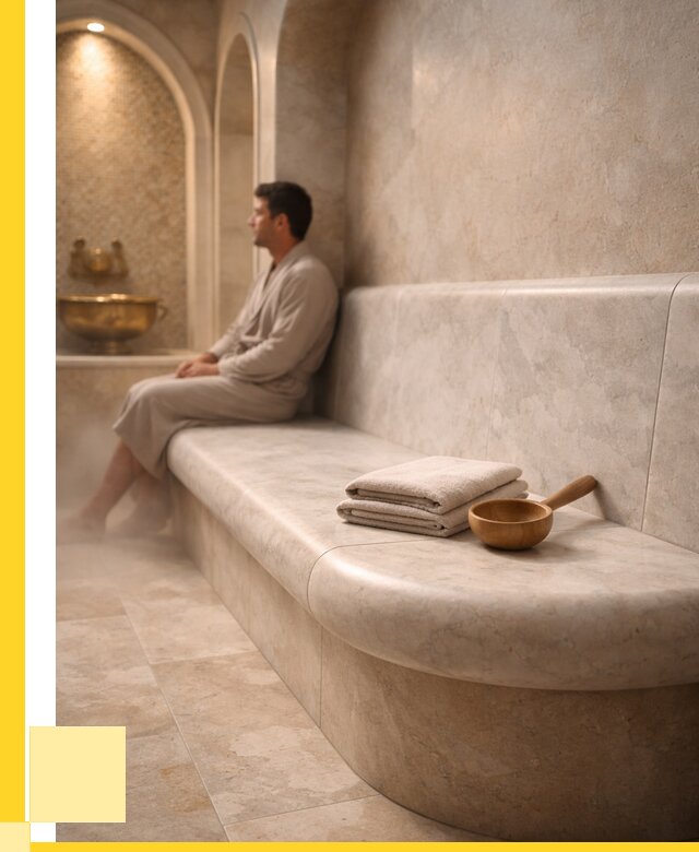 Сиденья для хамама в Добрянке под ключ от 12122 р. | ЭриданДбр