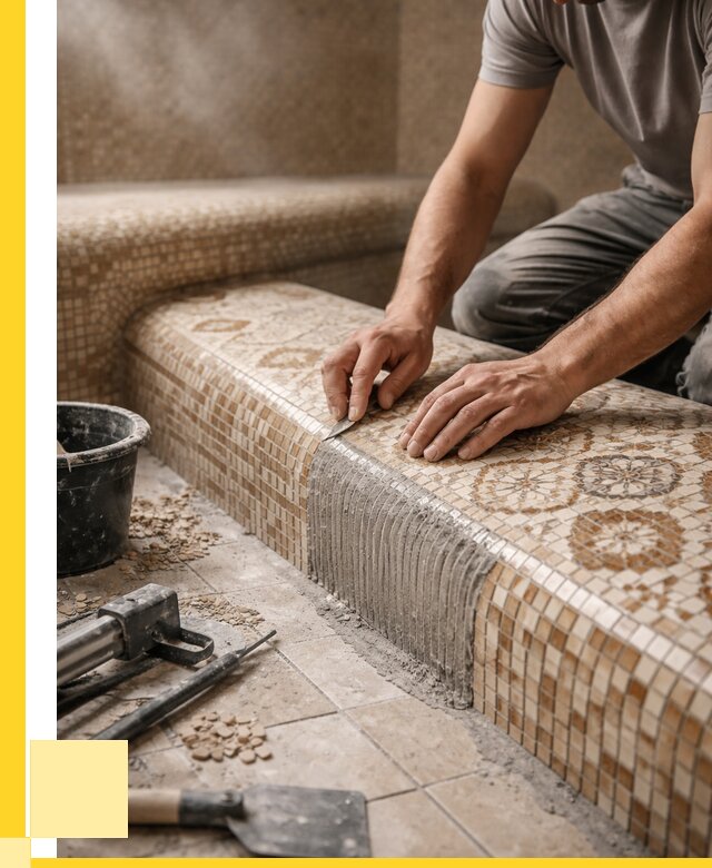 Плитка для хамама под ключ в Добрянке от 3536 р. | ЭриданДбр